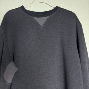 Bugatchi Uomo Men’s Grey Crewneck Sweatshirt Italian Menswear Casual Pullover L